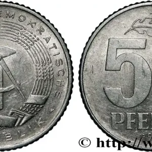 Meilleur Choix ALLEMAGNE RÉPUBLIQUE DÉMOCRATIQUE 50 Pfennig emblème de la RDA 1981 Berlin fwo_852413 Monde