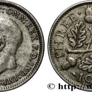 ROYAUME-UNI 3 Pence Georges V 1933 fwo_852416 Monde Prix Promo