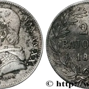 Premium VATICAN ET ÉTATS PONTIFICAUX 20 Baiocchi Pie IX an XX 1865 Rome fwo_852429 Monde