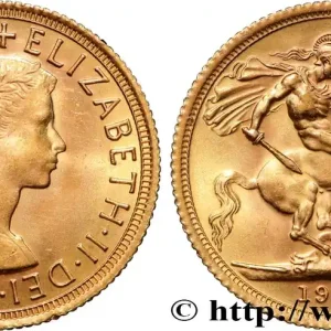 Certifié OR, PALLADIUM ET PLATINE INVESTISSEMENT 1 Souverain Élisabeth II 1968 Londres fwo_852884 Monde