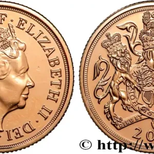 OR, PALLADIUM ET PLATINE INVESTISSEMENT 1 Souverain Élisabeth II 5e effigie 2022 Royal Mint fwo_852885 Monde Prix Choc