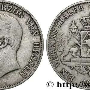 ALLEMAGNE - HESSE-DARMSTADT- LOUIS III 1 Thaler 1859 fwo_851887 Monde Commander Maintenant