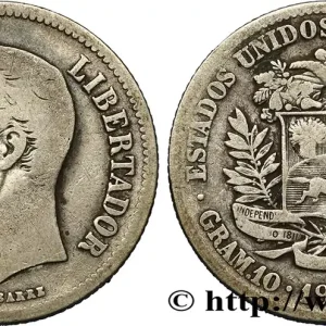 Prix Choc VENEZUELA 2 Bolivares Simon Bolivar 1929 Philadelphie fwo_410567 Monde