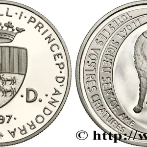 Populaire ANDORRE (PRINCIPAUTÉ) 10 Diners Proof Renard 1997 fwo_492925 Monde