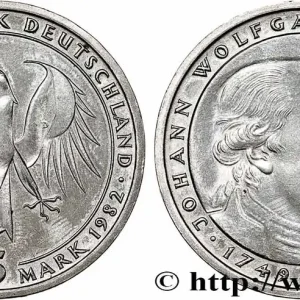 ALLEMAGNE 5 Mark Johann Wolfgang von Goethe 1982 Munich - D fwo_784428 Monde Bon Marché