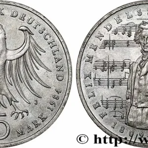 ALLEMAGNE 5 Mark Félix Mendelssohn Bartholdy 1984 Hambourg - J fwo_784507 Monde Commande En Gros