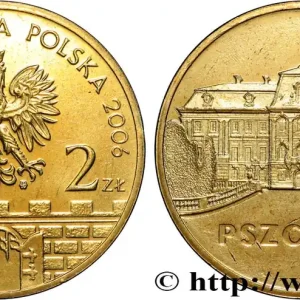 POLOGNE 2 Zlote aigle / ville de Pszczyna, le palais 2006 Varsovie fwo_819172 Monde Dernière Chance
