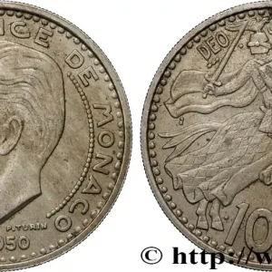 MONACO 100 Francs Rainier III 1950 Paris fwo_831945 Monde Commander Maintenant