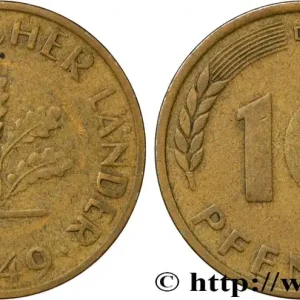 ALLEMAGNE 10 Pfennig “Bank deutscher Länder” 1949 Munich - D fwo_833242 Monde Must-Have