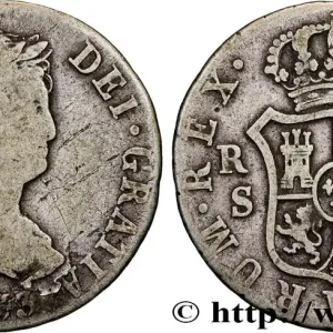 ESPAGNE 2 Reales Ferdinand VII 1833 Séville fwo_834256 Monde Commander Maintenant