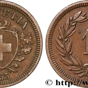 SUISSE 1 Centime (Rappen) 1853 Paris fwo_835861 Monde Affaire À Saisir