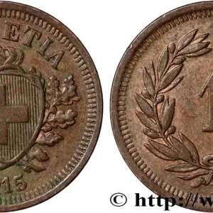 Meilleur Choix SUISSE 1 Centime (Rappen) Croix Suisse 1915 Berne fwo_836193 Monde