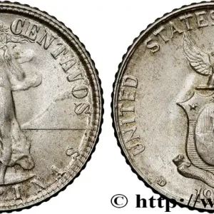 Retour Gratuit PHILIPPINES 10 Centavos - Administration Américaine 1945 Denver fwo_837449 Monde