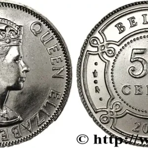 Affaire À Saisir BELIZE 50 Cents reine Elizabeth II 2010 fwo_839861 Monde