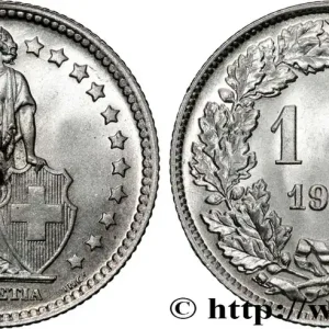 SUISSE 1 Franc Helvetia 1944 Berne fwo_840720 Monde Super Prix