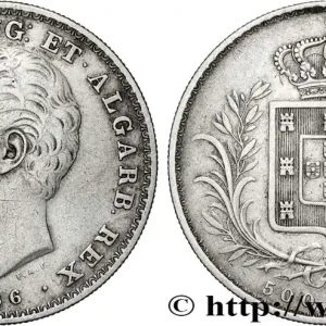 Gros Lot PORTUGAL 500 Reis Louis Ier 1866 fwo_841727 Monde