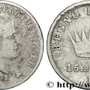 Tendance ITALIE - ROYAUME D'ITALIE - NAPOLÉON Ier 15 Soldi 1808 Milan - M fwo_841939 Monde