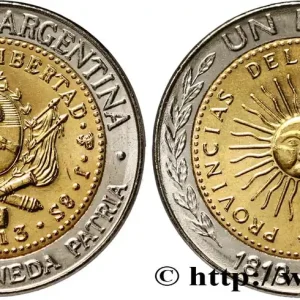 Certifié ARGENTINE 1 Peso 200e anniversaire de la première monnaie nationale 2013 Buenos Aires fwo_844609 Monde