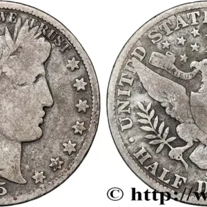 Soldes ÉTATS-UNIS D'AMÉRIQUE 1/2 Dollar Barber 1915 San Francisco - S fwo_853590 Monde