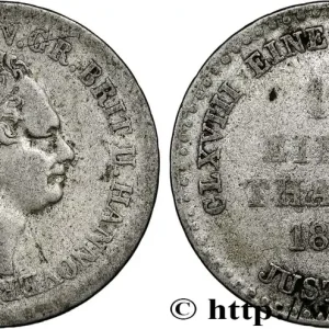 ALLEMAGNE - HANOVRE 1/12 Thaler Guillaume IV roi de Hanovre 1835 fwo_853695 Monde Garantie Incluse