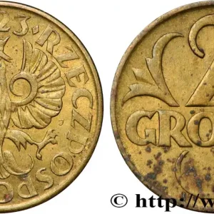 Fait Main POLOGNE 2 Grosze aigle 1923 Varsovie fwo_853718 Monde
