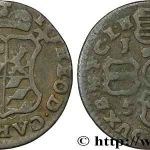 BELGIQUE - PRINCIPAUTÉ ÉPISCOPALE DE LIÈGE 1 Liard Évéché de Liège frappe au nom de Jean-Théodore de Bavière 1751 fwo_853733 Monde Paiement Sécurisé