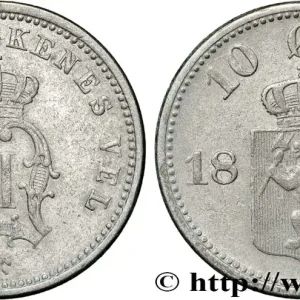 Marque NORVÈGE 10 Ore Oscar II 1894 fwo_853744 Monde
