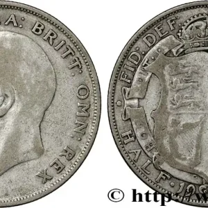ROYAUME-UNI 1/2 Crown Georges V 1923 fwo_853749 Monde Must-Have