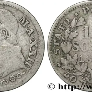 Édition Limitée VATICAN ET ÉTATS PONTIFICAUX 10 Soldi Pie IX an XXIII 1869 Rome fwo_853762 Monde