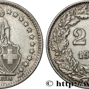 Pas Cher SUISSE 2 Francs Helvetia 1947 Berne fwo_853822 Monde