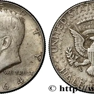 Offre Limitée ÉTATS-UNIS D'AMÉRIQUE 1/2 Dollar Kennedy 1964 Philadelphie fwo_853842 Monde