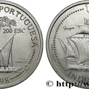 Authentique PORTUGAL 200 Escudos découverte de l’Inde 1998 fwo_853902 Monde