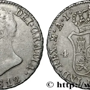 ESPAGNE - ROYAUME D'ESPAGNE - JOSEPH NAPOLÉON 4 Reales 1812 Madrid fwo_853907 Monde Meilleur Choix