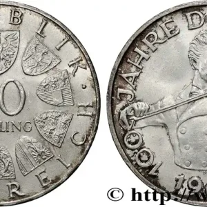 Prix Cassé AUTRICHE 50 Schilling 100e anniversaire de la Valse du Danube Bleu par Johann Strauss 1967 fwo_853910 Monde