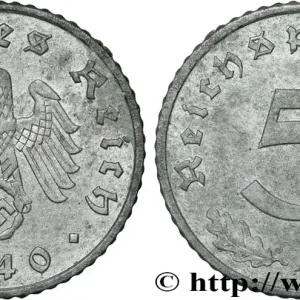 ALLEMAGNE 5 Reichspfennig aigle surmontant une swastika 1940 Berlin fwo_854476 Monde Promotion
