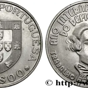 Marque PORTUGAL 100 Escudos année internationale des handicapés 1981 fwo_690289 Monde