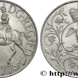 Gros Lot ROYAUME-UNI 25 New Pence jubilé d’argent d’Elisabeth II 1977 fwo_758789 Monde