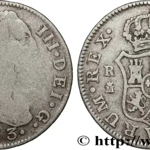 Artisanat ESPAGNE 2 Reales Charles III 1773 Madrid fwo_829950 Monde