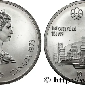 CANADA 10 Dollars JO Montréal 1976 “skyline” de Montréal 1973 fwo_832188 Monde Pas Cher