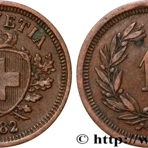 SUISSE 1 Centime (Rappen) 1882 Berne fwo_836026 Monde Meilleure Qualité