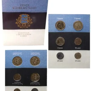 ESTONIE Série 6 monnaies 2003 fwo_838446 Monde Commande En Gros