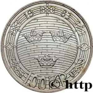 Quantité Limitée SUÈDE 100 Kronor Parlement Helgeandholmen 1983 fwo_838455 Monde