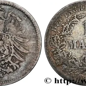 ALLEMAGNE 1 Mark Empire aigle impérial 1875 Hambourg - J fwo_838720 Monde Gros Lot