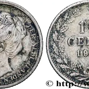 Top Vente PAYS-BAS 10 Cents Reine Wilhelmine 1904 Utrecht fwo_838808 Monde