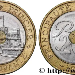 Achetez Aujourd’hui MONACO 20 Francs Palais Princier 1992 Paris fwo_838886 Monde