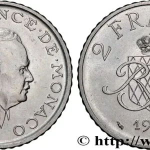 Solde MONACO 2 Francs Rainier III 1982 Paris fwo_838888 Monde