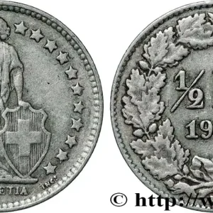 Pas Cher SUISSE 1/2 Franc Helvetia 1943 Berne - B fwo_839115 Monde