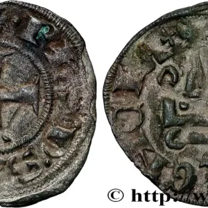 SAVOIE - PRINCIPAUTÉ D'ACHAÏE - PHILIPPE D'ACHAÏE Denier tournois n.d. Turin fwo_839959 Monde Top Qualité