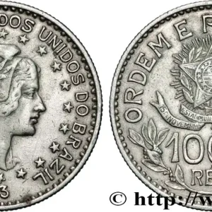 BRÉSIL 1000 Reis “Liberté” 1913 fwo_841472 Monde Nouvelle Collection