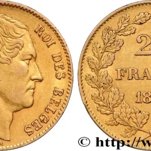 OR, PALLADIUM ET PLATINE INVESTISSEMENT 20 Francs Léopold Ier 1865 Bruxelles fwo_852878 Monde Must-Have